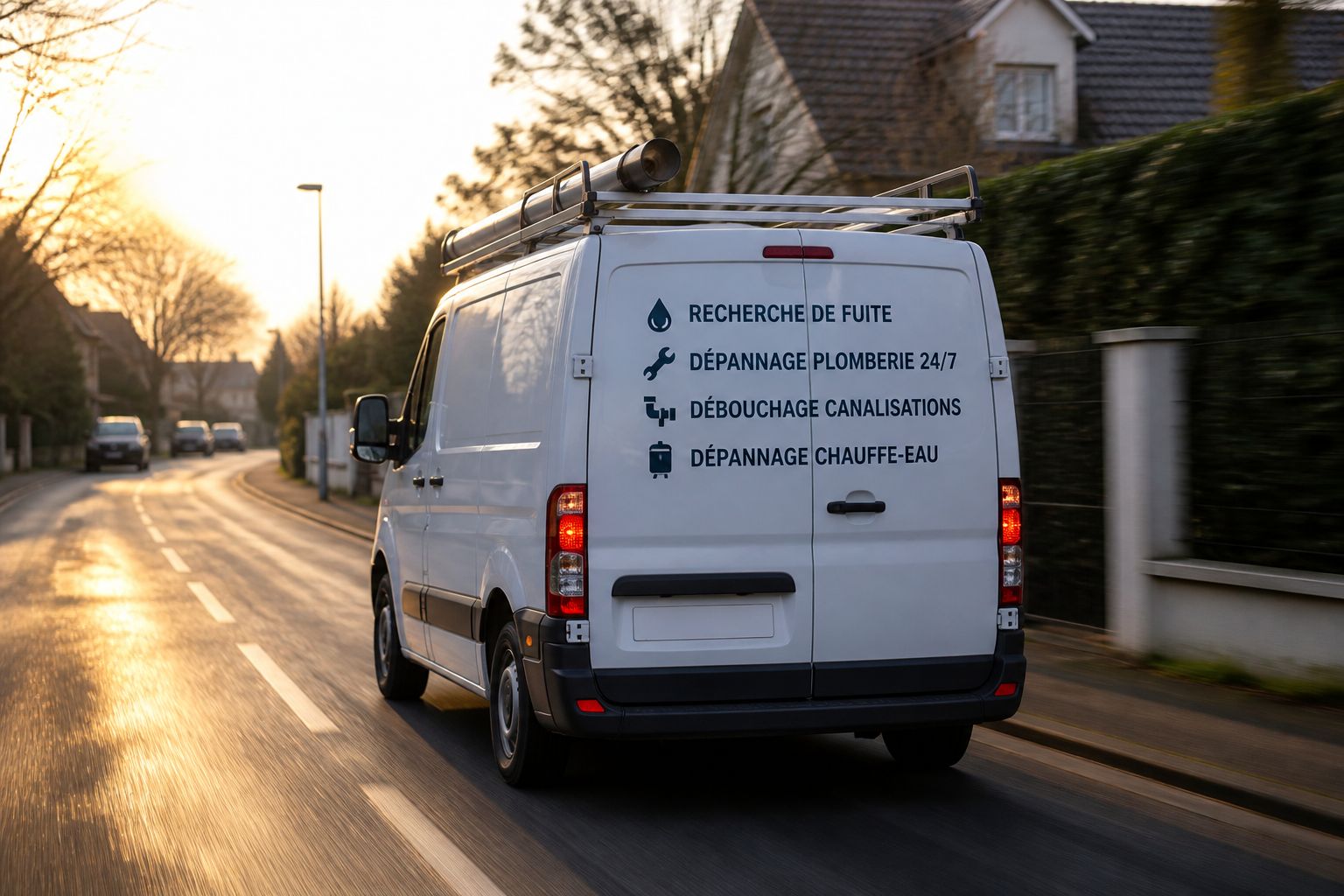 Camion NG Travaux en intervention à PARIS